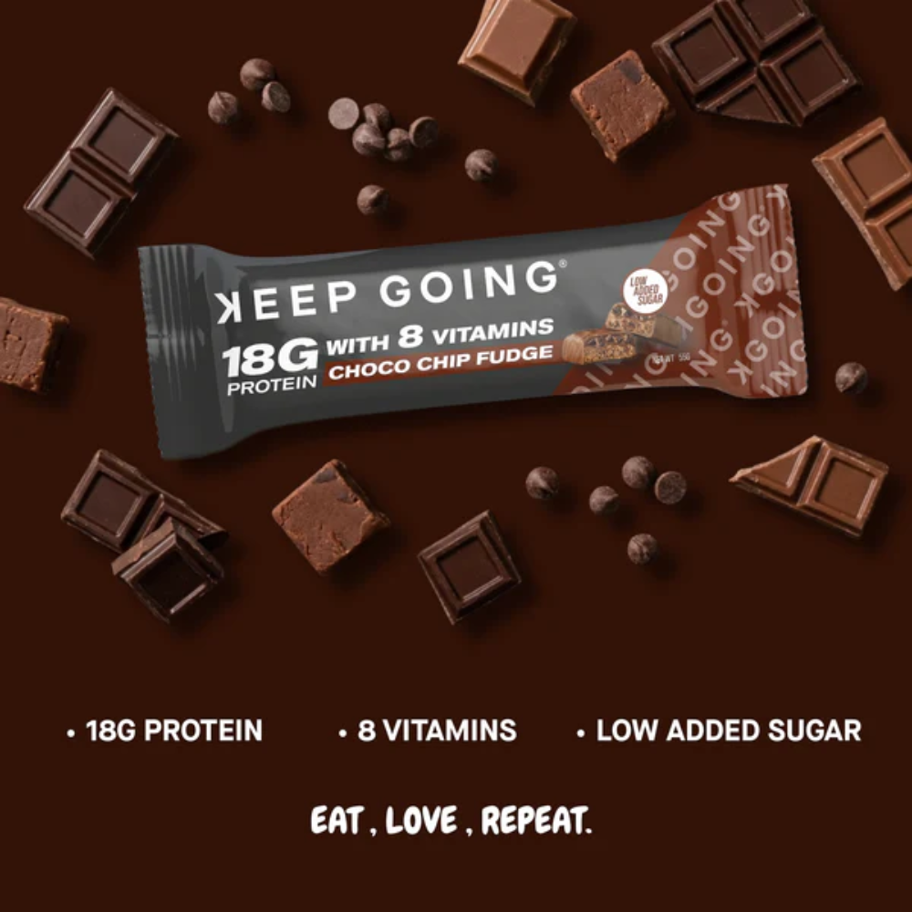 Keep Going, Protein & Vitamin Bar, 55g