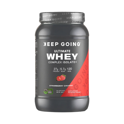 Keep Going, Ultimate Whey Complex Isolate+, 1kg, 30 Servings