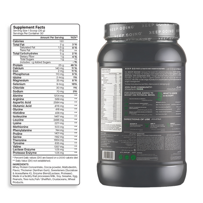 Keep Going, Ultimate Whey Digestive Enzymes+, 1kg, 30 Servings