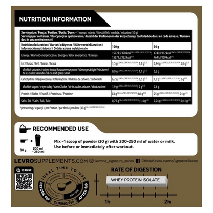 Kevin Levrone, Gold Iso, 2kg, 66 Servings