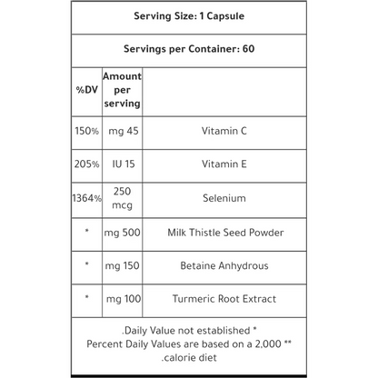 Kevin Levrone, Gold Liver Support, 60 capsules, 60 Servings