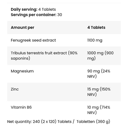 Kevin Levrone, LevroTest AM PM Formula, 2x120 Capsules, 24 Servings
