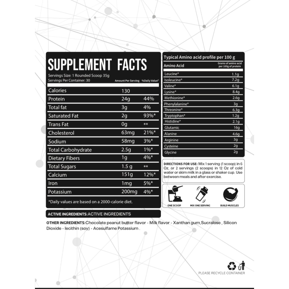 Legend Labs, Wakanda Whey 100% Whey Protein Concentrate, 1kg, 30 Servings