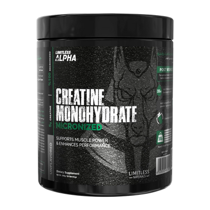 Limitless Alpha, Creatine Monohydrate Micronized, 300g, 60 Servings