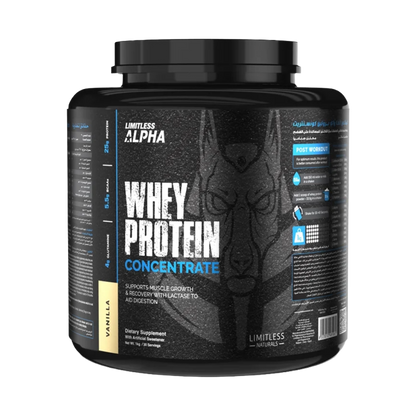 Limitless Alpha, Whey Protein Concentrate, 1kg, 30 Servings