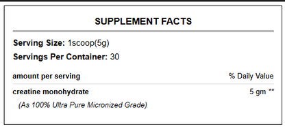 Lions Nutrition, Creatine Monohydrate, 150g, 30 Servings