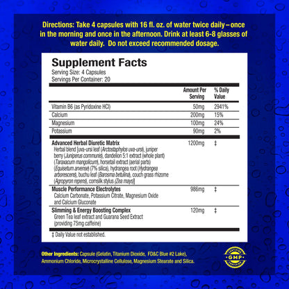 MHP, Xpel Herbal Diuretic, 80 Capsules, 20 Servings