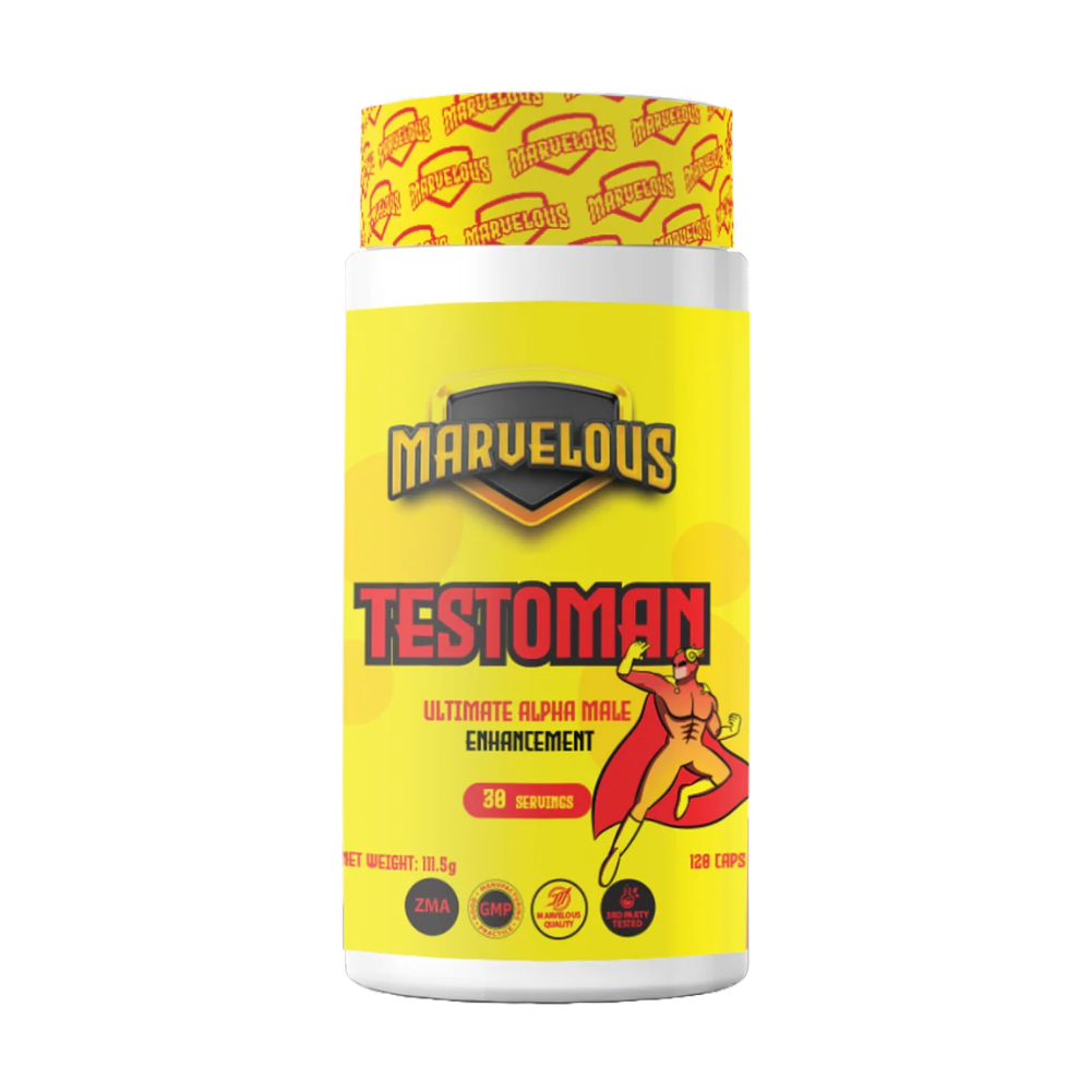 Marvelous Nutrition, Testoman, 120 Capsules, 30 servings
