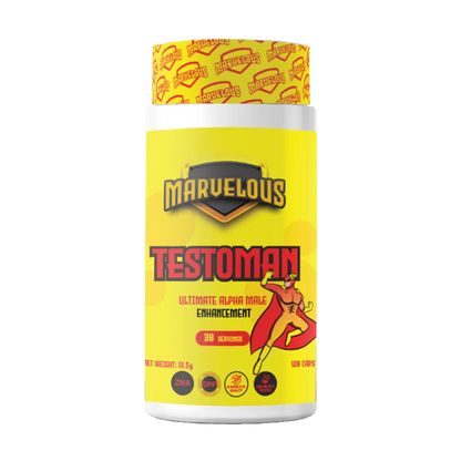 Marvelous Nutrition, Testoman, 120 Capsules, 30 servings