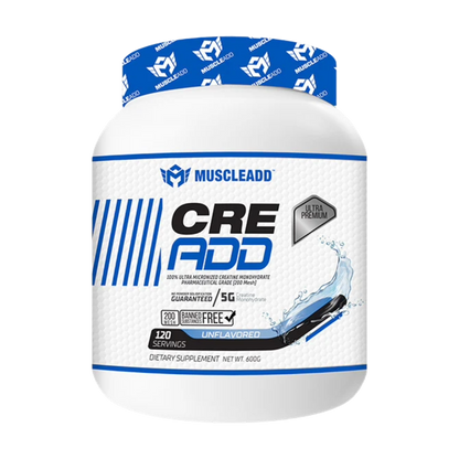 Muscle Add, Cre Add, Unflavored, 600g, 120 Servings