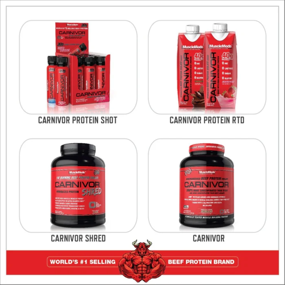 Muscle Meds, Carnivor Beef Hydro Shred, 1.97kg, 56 Servings