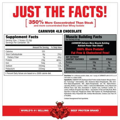 Muscle Meds, Carnivor Beef Isolate, 1.7kg, 56 Servings