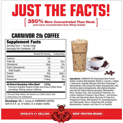 Muscle Meds, Carnivore Isolate Coffee, 924g, 28 Servings