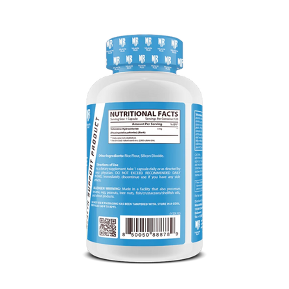 Muscle Rulz, YOHIMBINE HCL, 5 MG, 120 Capsules, 120 Servings
