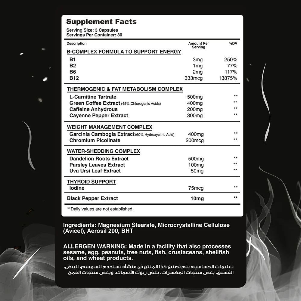 MuscleAdd, Black Burn 5.0, 90 Tablet, 30 Servings