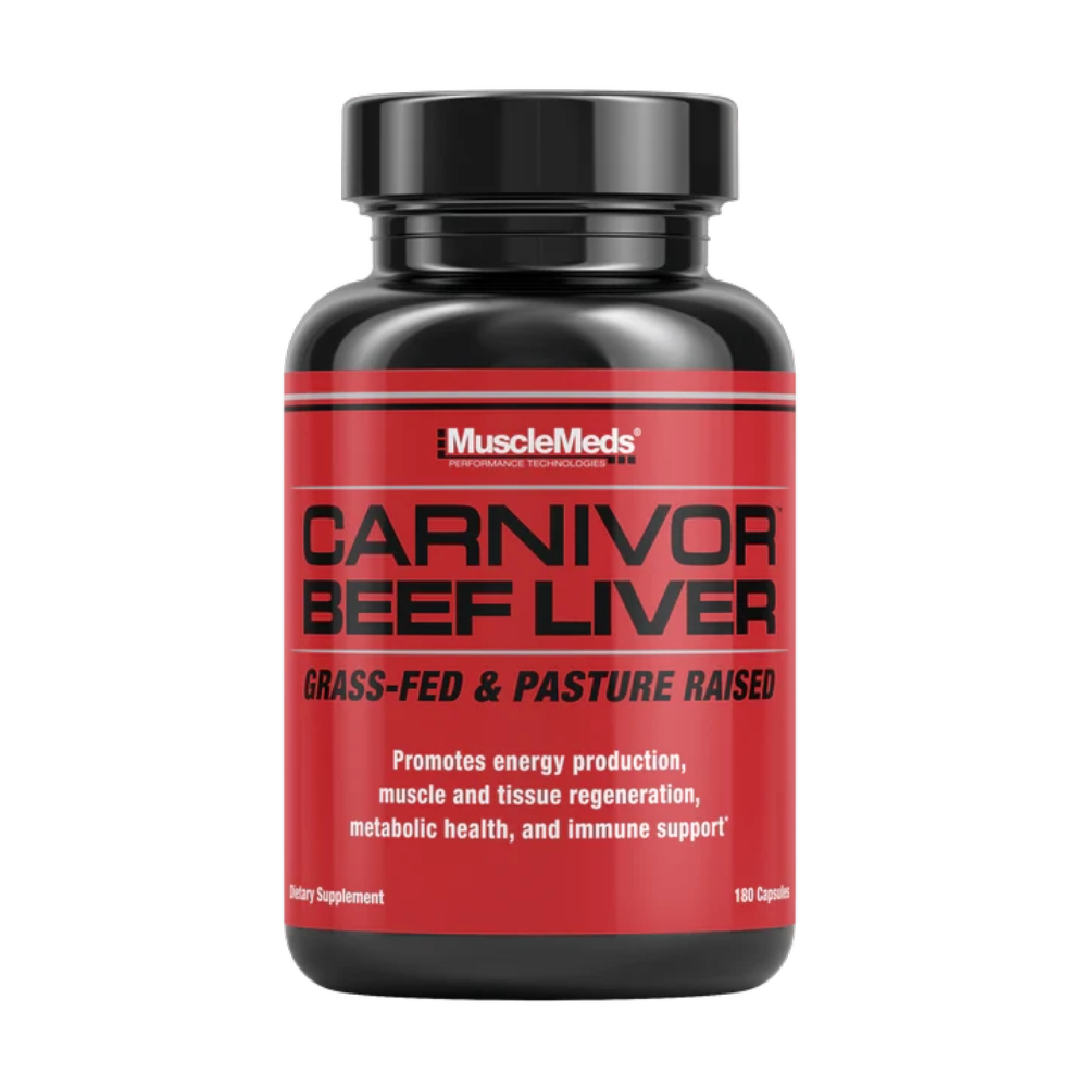 MuscleMeds, Carnivor Beef Liver, 180 Capsules, 30 Servings