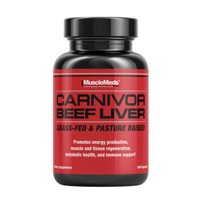 MuscleMeds, Carnivor Beef Liver, 180 Capsules, 30 Servings