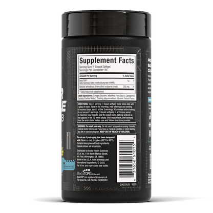 MuscleTech, Clear Muscle Liquid HMB, 42 Liquid Softgels, 42 Servings