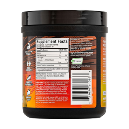 MuscleTech, Creatine Chews, Creapure Monohydrate, 90 chewable Tablets, 30 Servings
