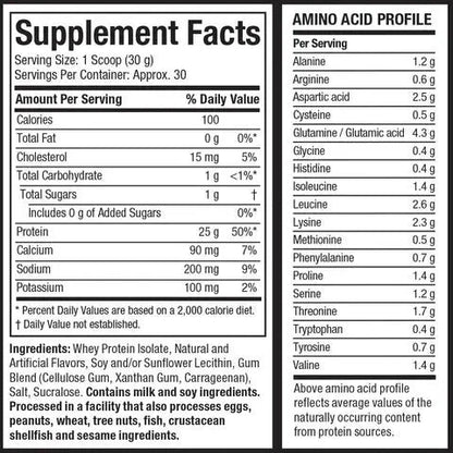MuscleTech, IsoWhey, 900g, 30 Serving