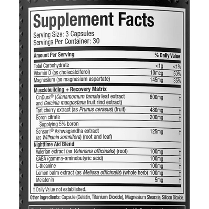 MuscleTech, Muscle Builder PM, 90 Capsules, 30 Servings