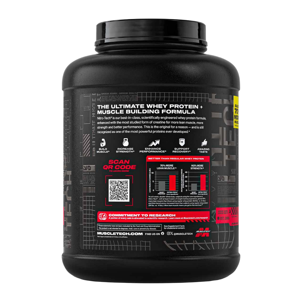 MuscleTech, NitroTech Whey Protein, 1.81 kg, 40 serving