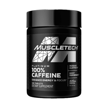 MuscleTech, Platinum 100% CAFFEINE, 125 Tablets, 125 Servings