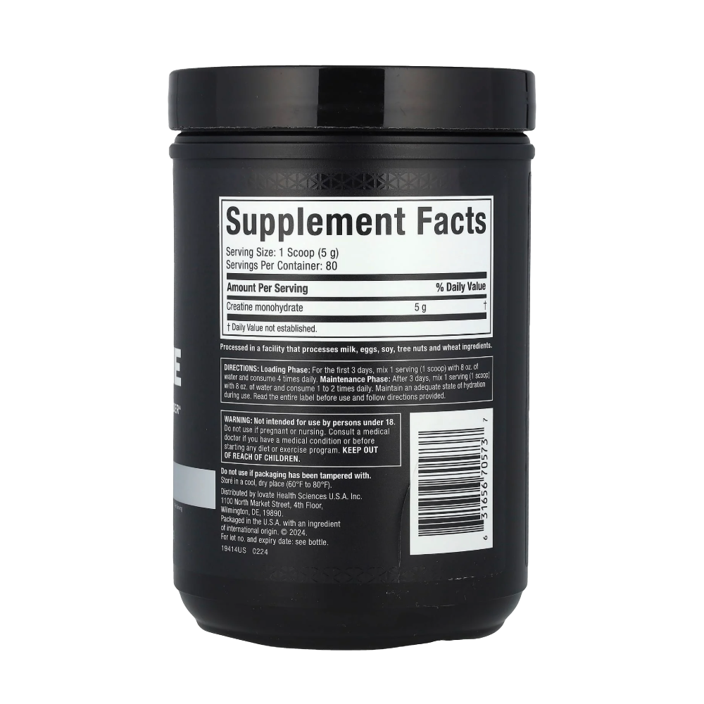 MuscleTech, Platinum 100% Creatine, Unflavored, 400G, 80 Servings