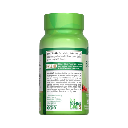 NATURE’S TRUTH, Berberine HCl 500mg, 60 Capsules, 30 Servings