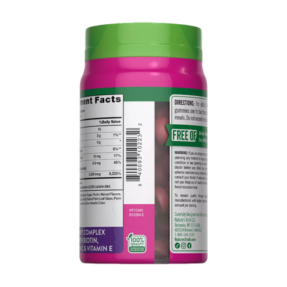 NATURE’S TRUTH, Hair Skin and Nails Gummies, 2500mcg of Biotin, 80 Gummies, 40 Servings