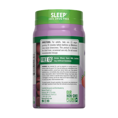 NATURE’S TRUTH, Melatonin Gummies , 5mg, 60 Gummies, 60 Servings