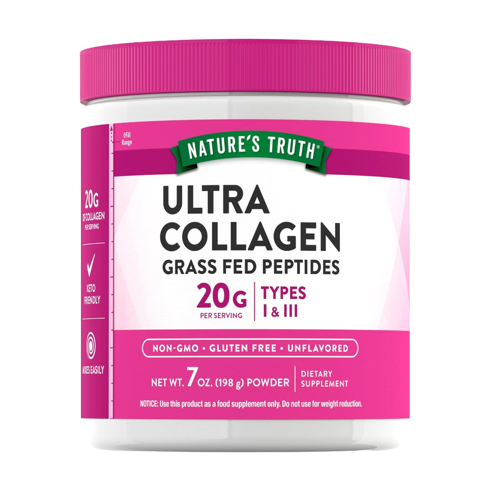 NATURE’S TRUTH, ULTRA COLLAGEN, GRASS FED PEPTIDES, 198g, 10 Servings