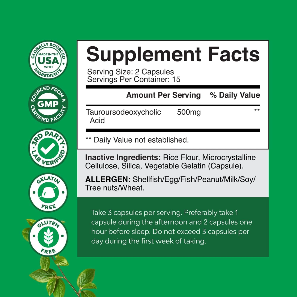 Nature's Craft, TUDCA, 30 Capsules, 15 Servings
