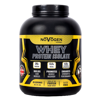 Novogen pharma, Whey protein Isolate, 2kg, 60 Serving