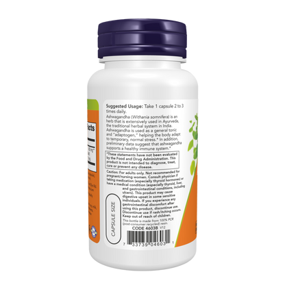 Now Foods, Ashwagandha, 450 mg, 90 Veg Capsules, 45 Servings