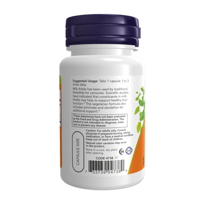 Now Foods, Milk Thistle Extract, 300 mg, 50 Veg Capsules, 50 Servings