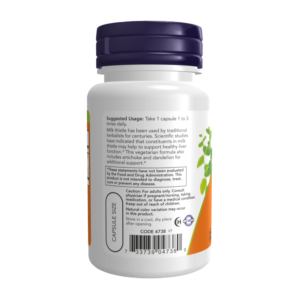 Now Foods, Milk Thistle Extract, Double Strength, 300 mg, 100 Veg Capsules