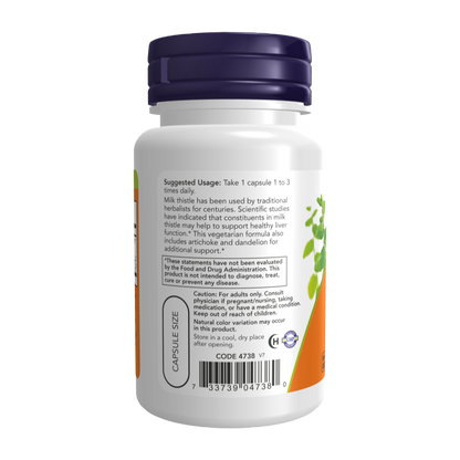 Now Foods, Milk Thistle Extract, Double Strength, 300 mg, 100 Veg Capsules