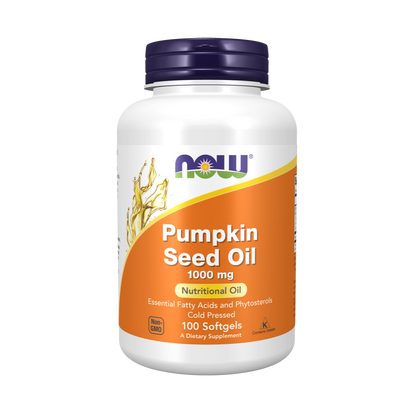 Now Foods, Pumpkin Seed Oil, 1000 mg, 100 Softgels, 50 Servings