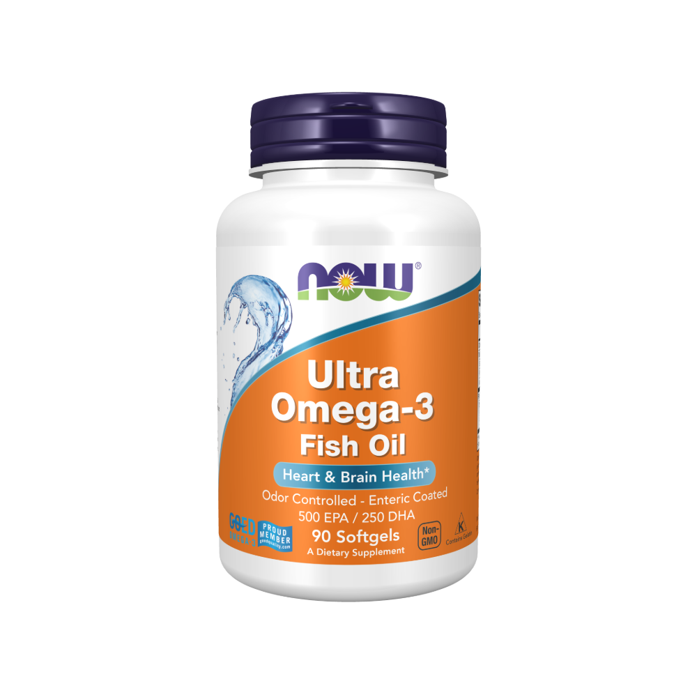Now Foods, Ultra Omega-3 Fish Oil, 90 Softgels