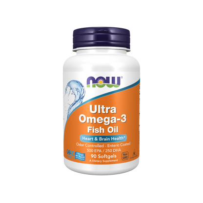Now Foods, Ultra Omega-3 Fish Oil, 90 Softgels