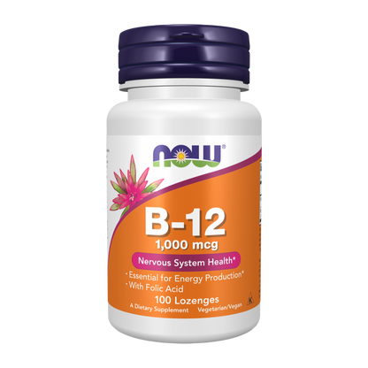 Now Foods, Vitamin B-12, 1000 mcg, 100 Lozenges