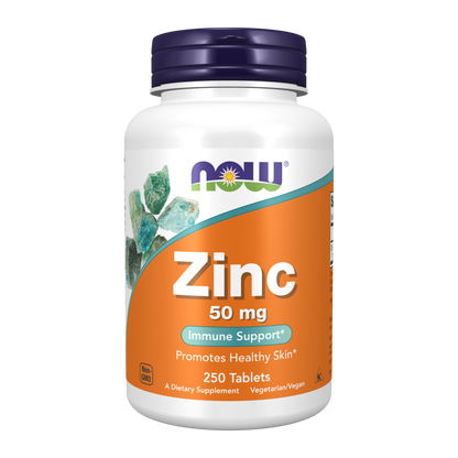 Now Foods, Zinc, 50mg, 250 Tablets, 250 Servings