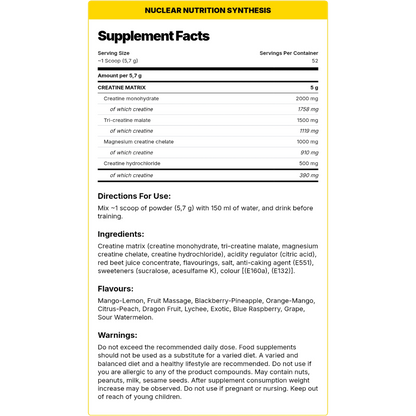 Nuclear Nutrition, Synthesis Complex, 300g, 52 Servings