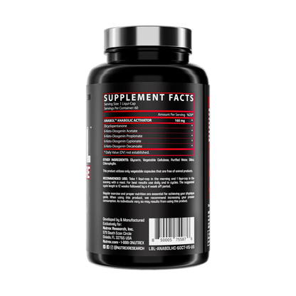 Nutrex Research, Anabol Hardcore, 60 capsules, 60 servings