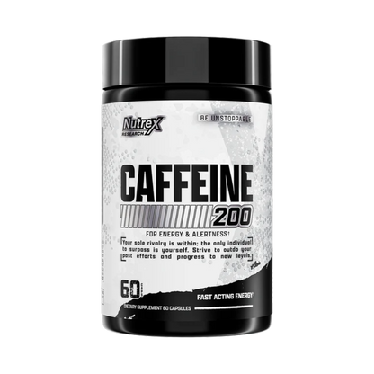 Nutrex Research, Caffeine 200, 60 Capsules, 60 Servings
