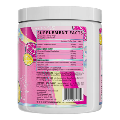 Nutrex Research, Creatine For Women, 325g, 30 Servings