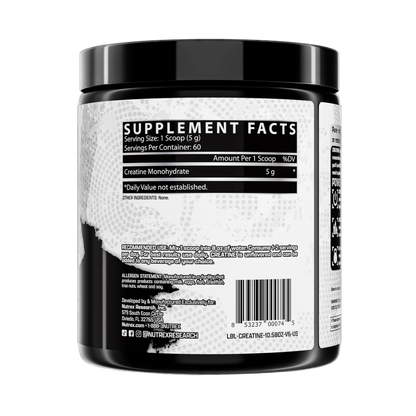 Nutrex Research, Creatine Monohydrate, Unflavored, 300g, 60 Serving