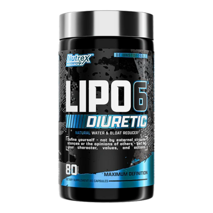 Nutrex Research, LIPO-6 Diuretic, 80 Capsules, 20 Servings