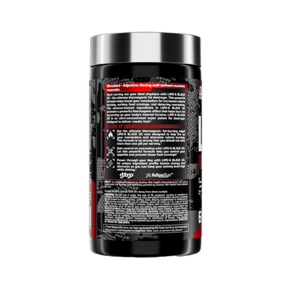 Nutrex Research, Lipo-6 Black UC, 60 Capsules, 60 Serving back 1
